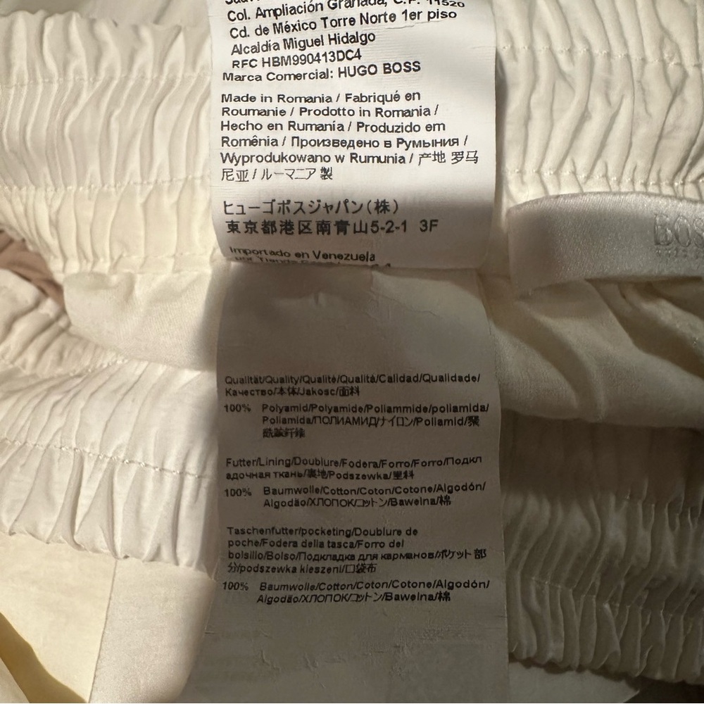 HUGO BOSS Trekina High Waist Joggers Ivory - Picture 10 of 12